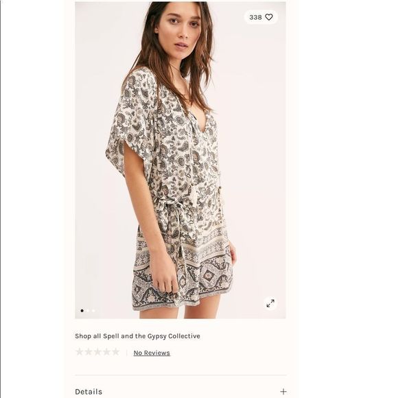 NWT Spell and the Gypsy Collective Journey Romper - Picture 11 of 13